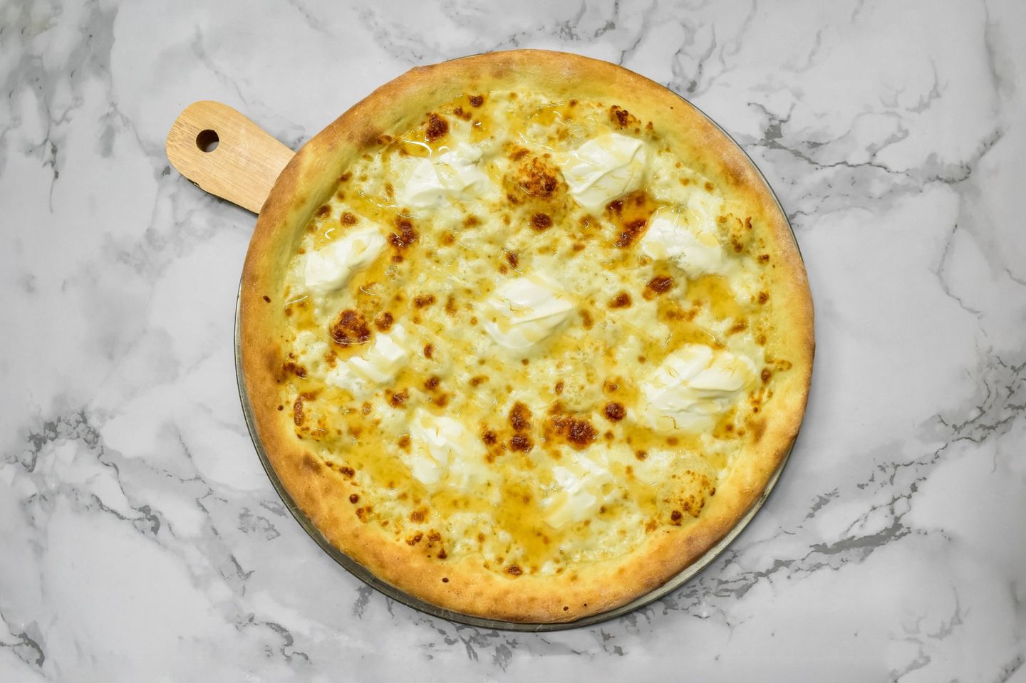 Labneh And Honey Pizza   Large - Large