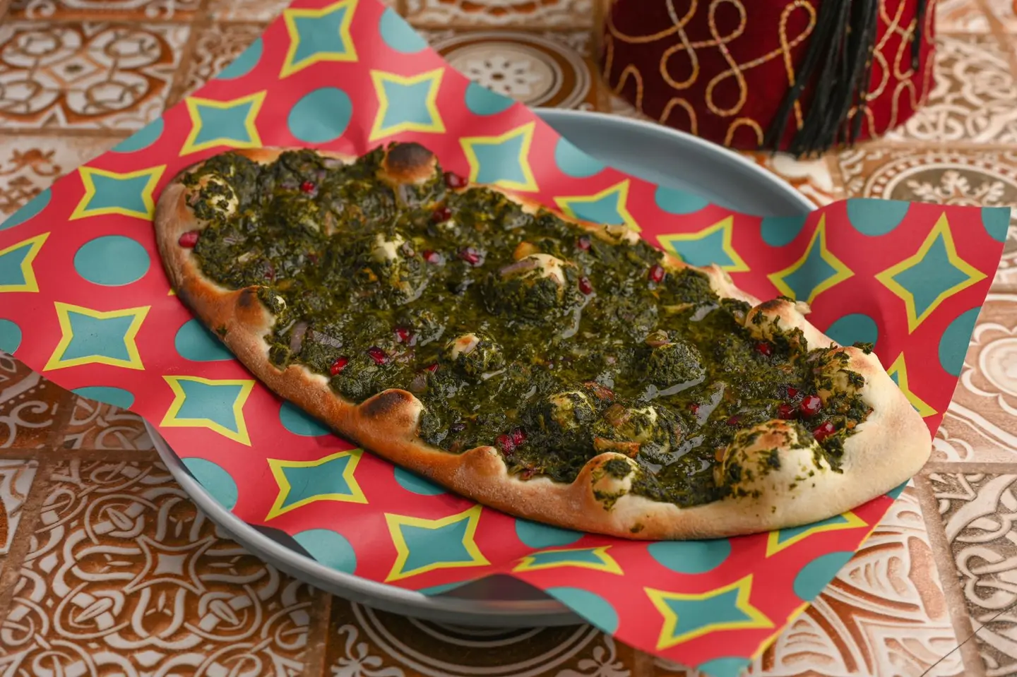 سبانخ - منقوشة