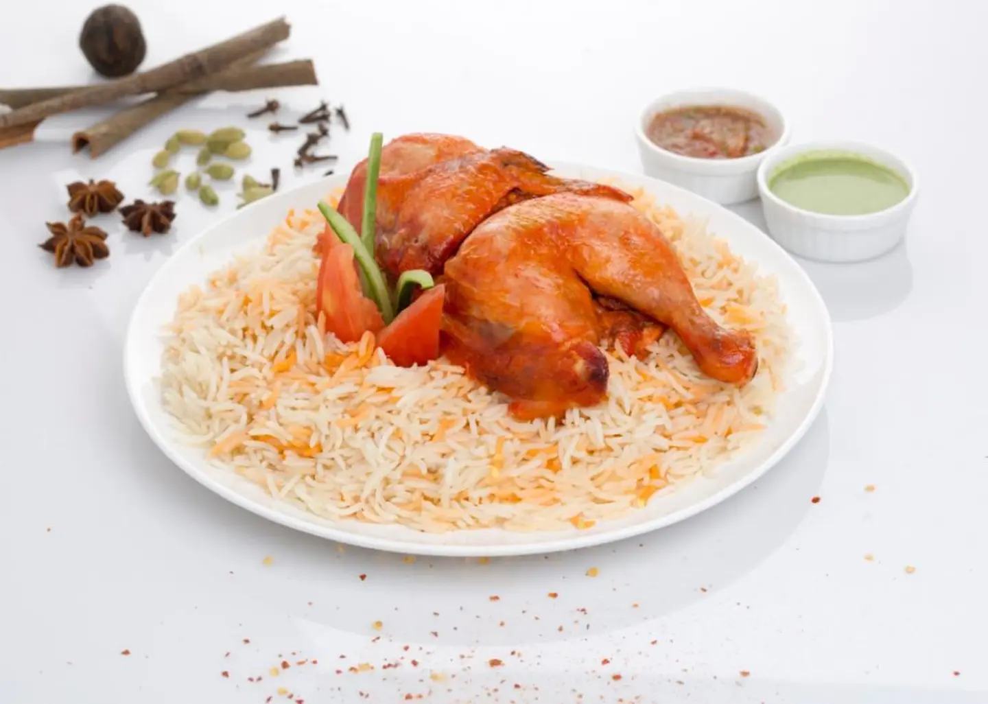 دجاج مدفون مع الارز - نص حبة
