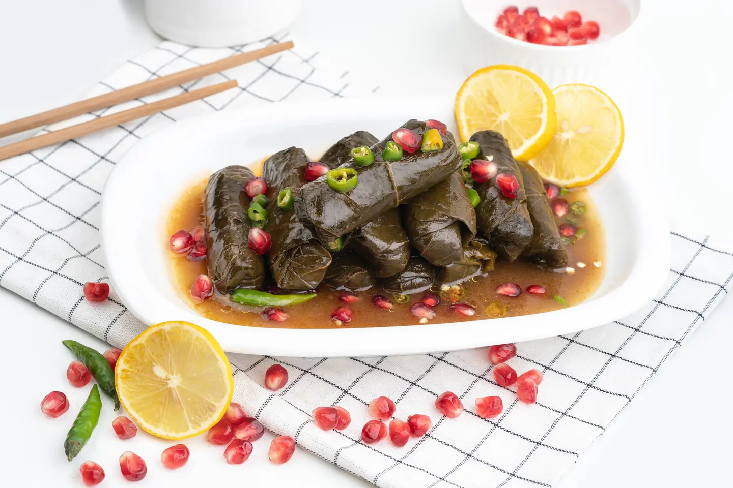 Grape Leaves With A Special Flavor - Small Dish 6 Pcs
