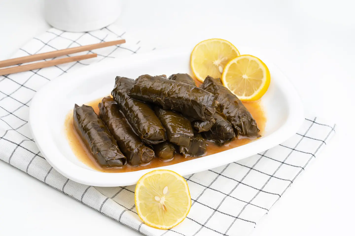 Classic Grape Leaves - Small Dish 6 Pcs