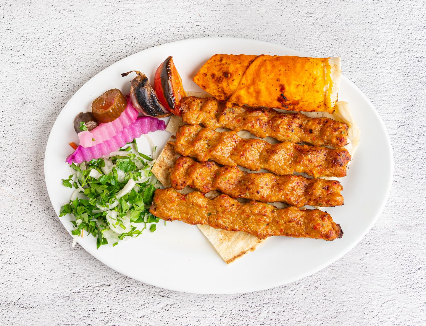 كباب دجاج - صحن