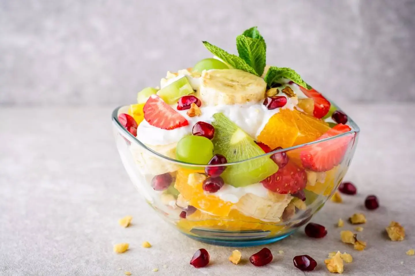 Fruit Salad With Nuts - Medium