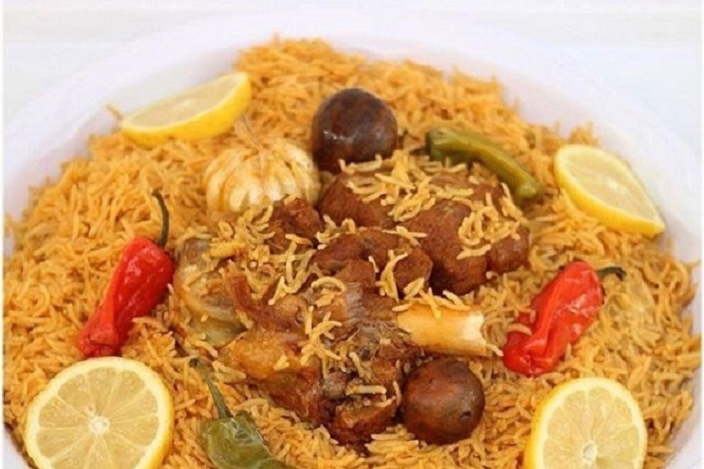 كبسة حساوية مع دجاج - ربع صدر