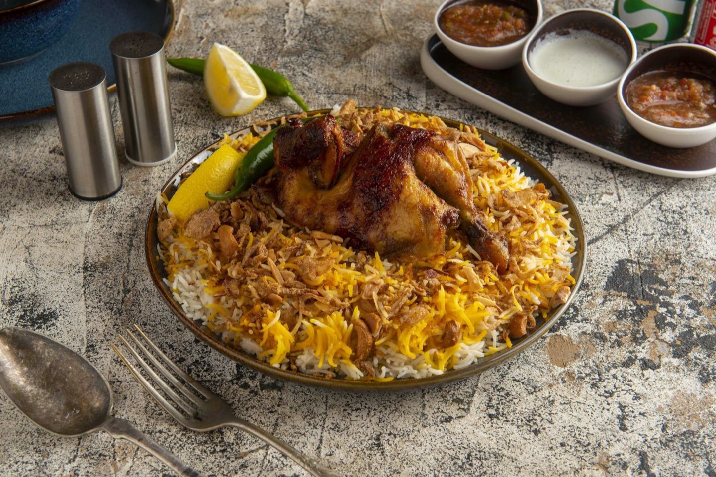 Rice Saffron Azayem - Quarter Of A Chicken