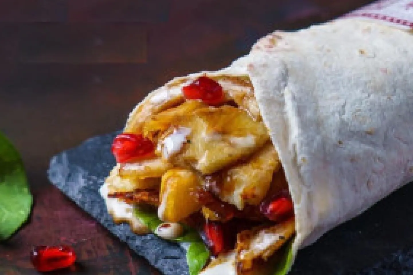 Chicken Sarokh With Pomegranate - Mid