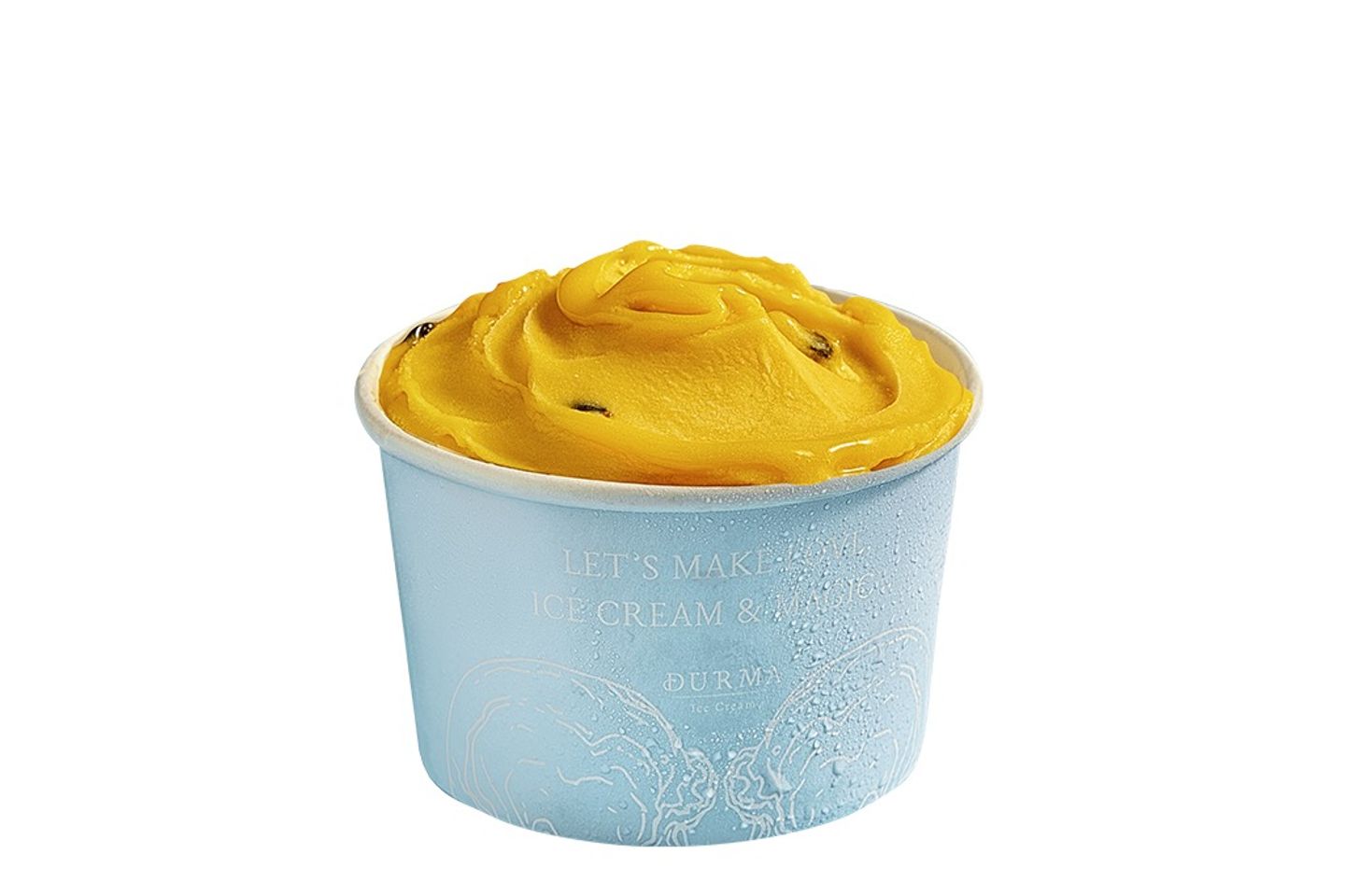 Ice Cream Mango Passion Fruit - Medium