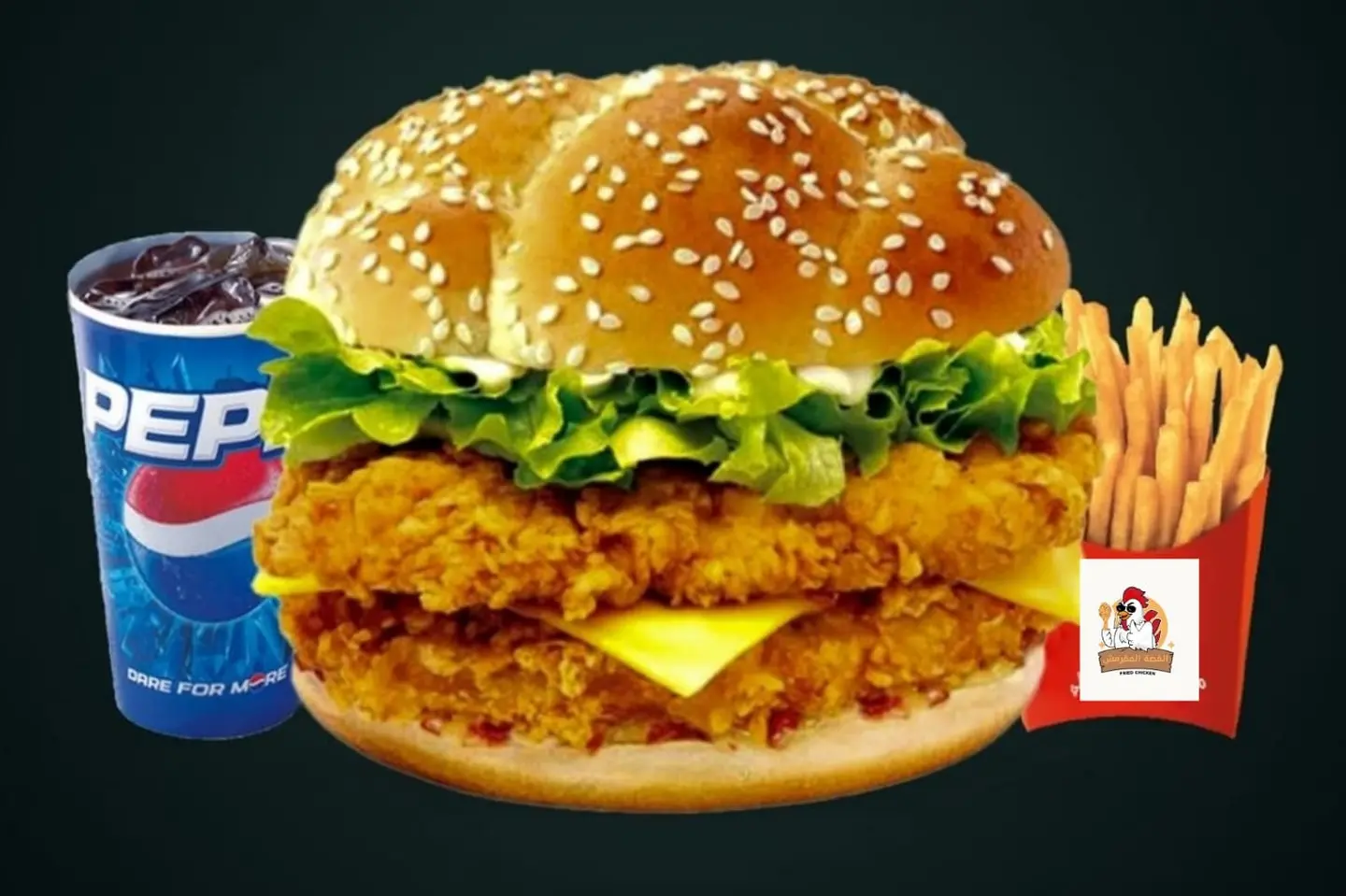 برجر زنجرز دبل - وجبة