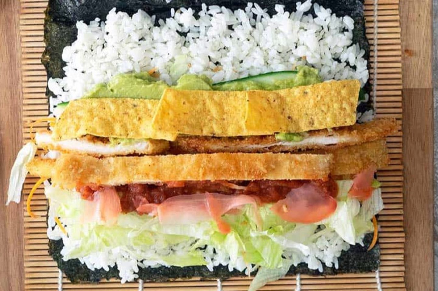 Build Our Own Burritos / Sushi - Half Burritos Sandwich Small
