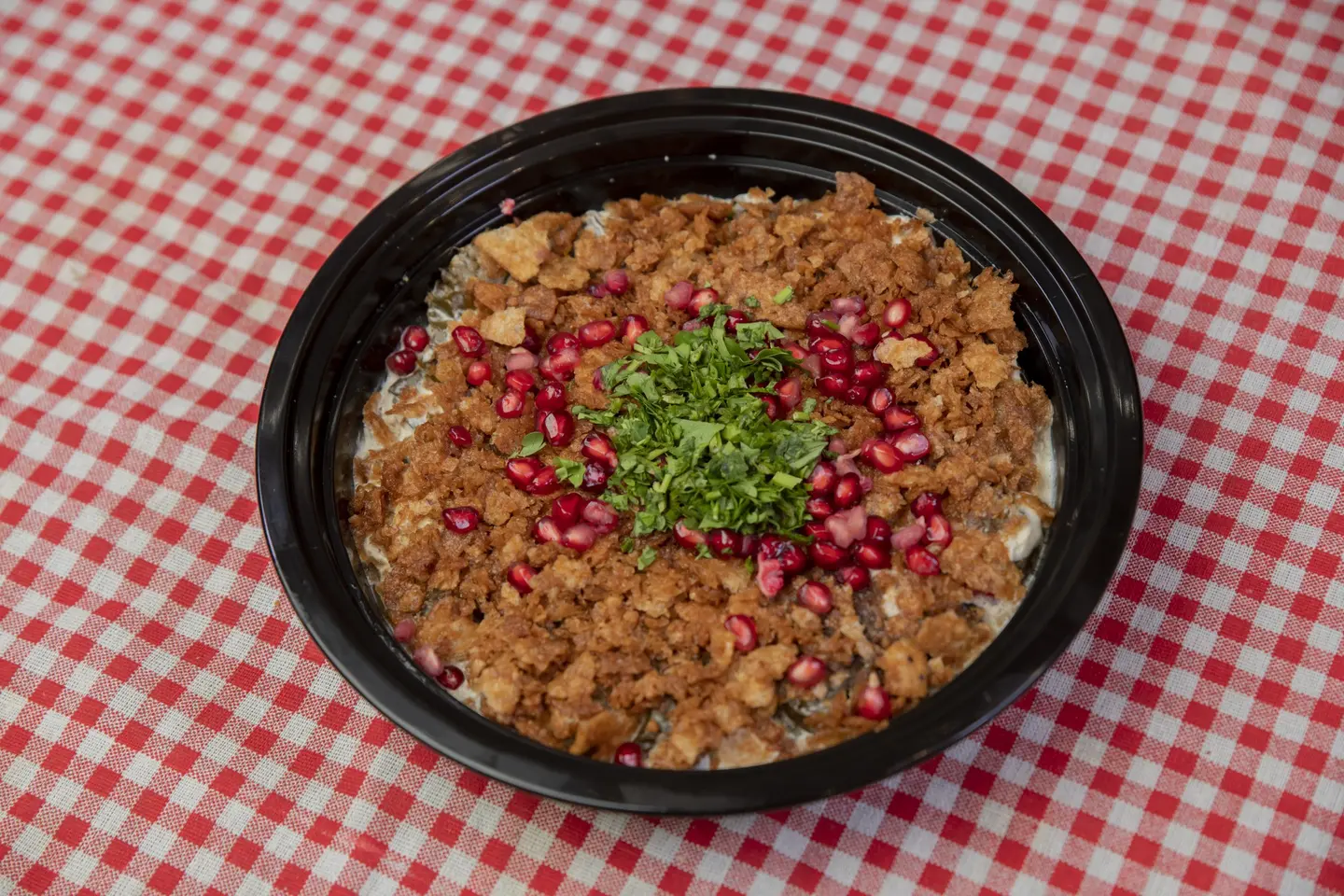 Pomegranate Grape Leaves Fatteh - Large