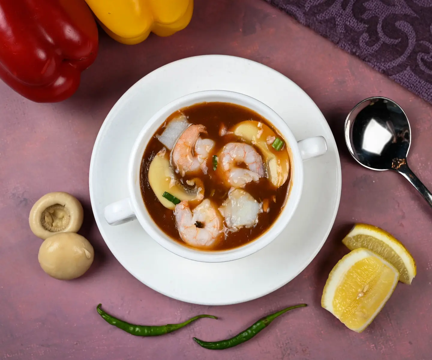 Hot And Sour Soup - Seafood