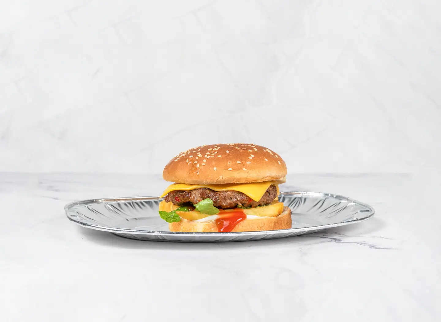 برجر لحم على الفحم  - برجر لحم على الفحم