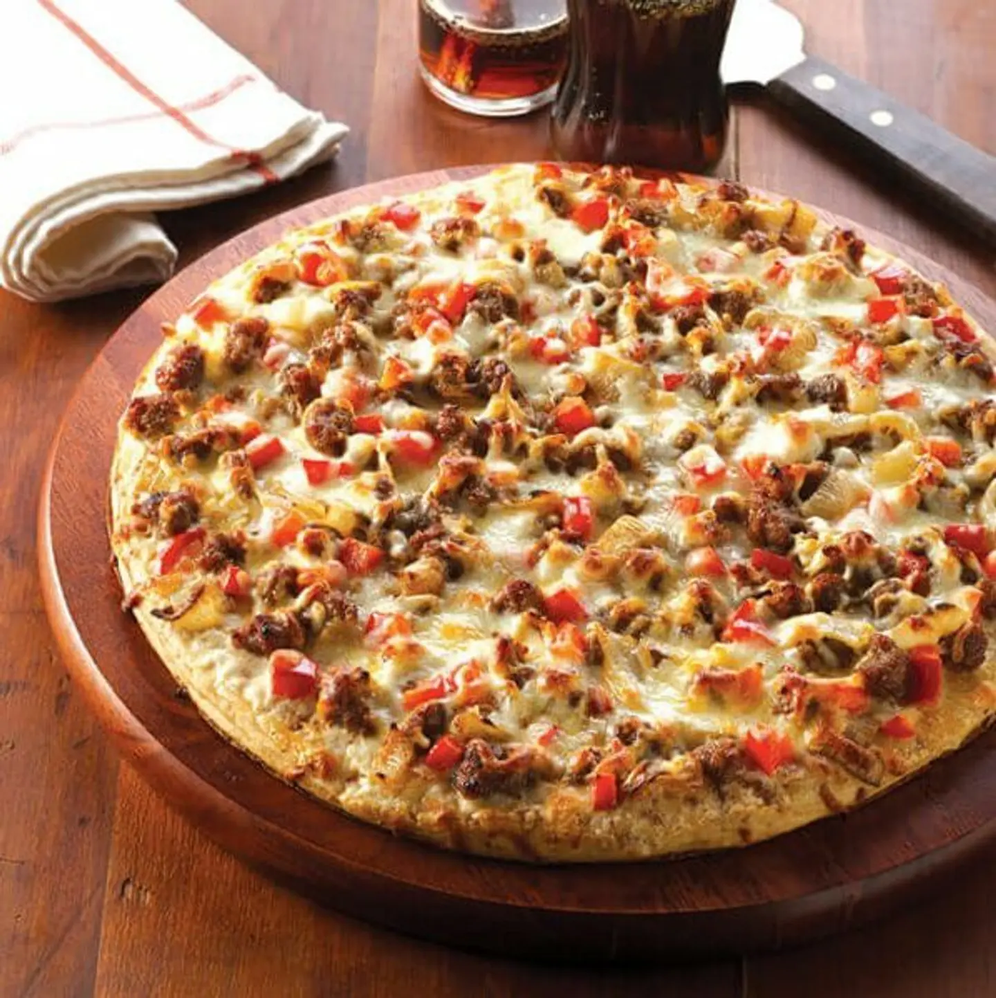 Ground Beef Pizza - Medium