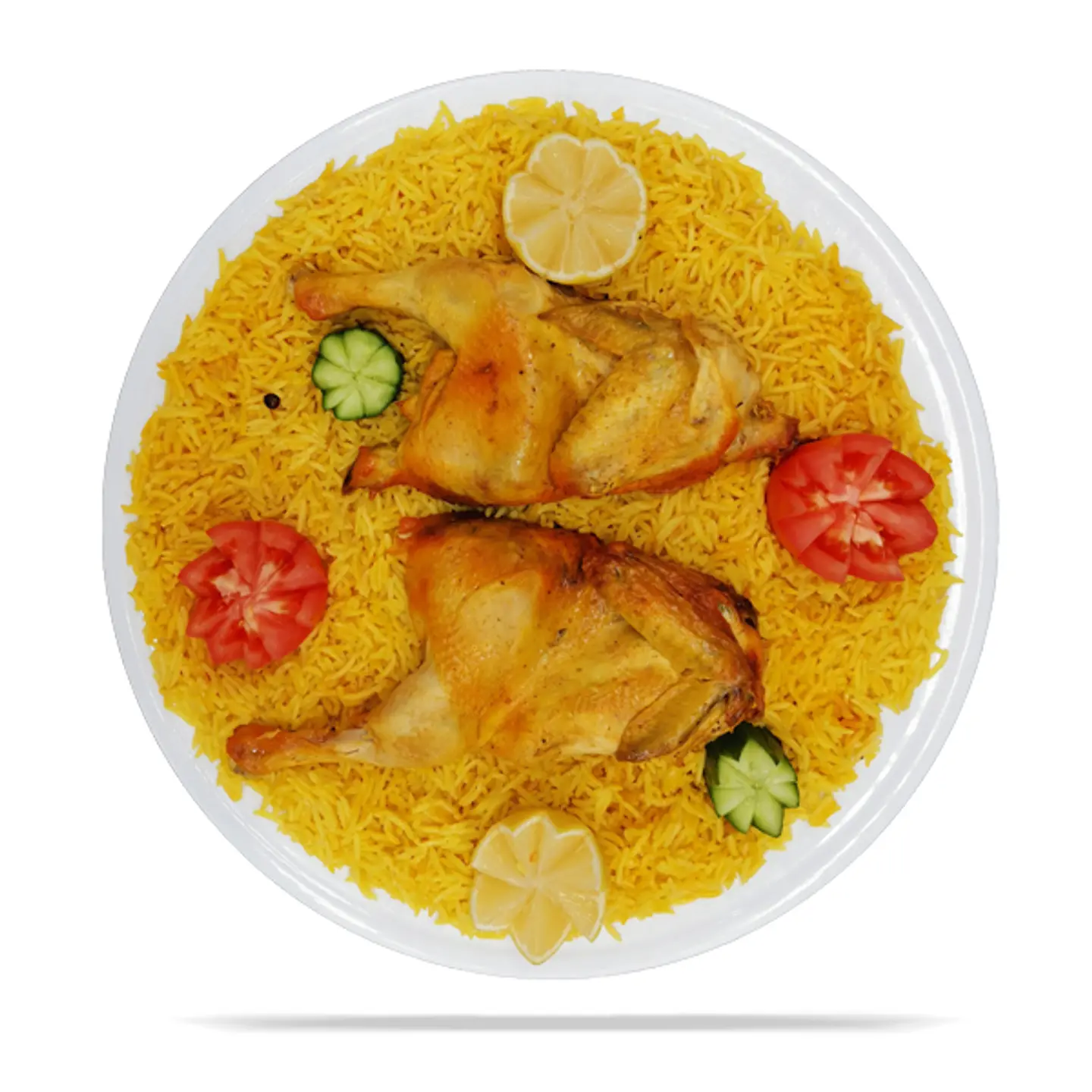 دجاج ارز مندي - نصف حبة