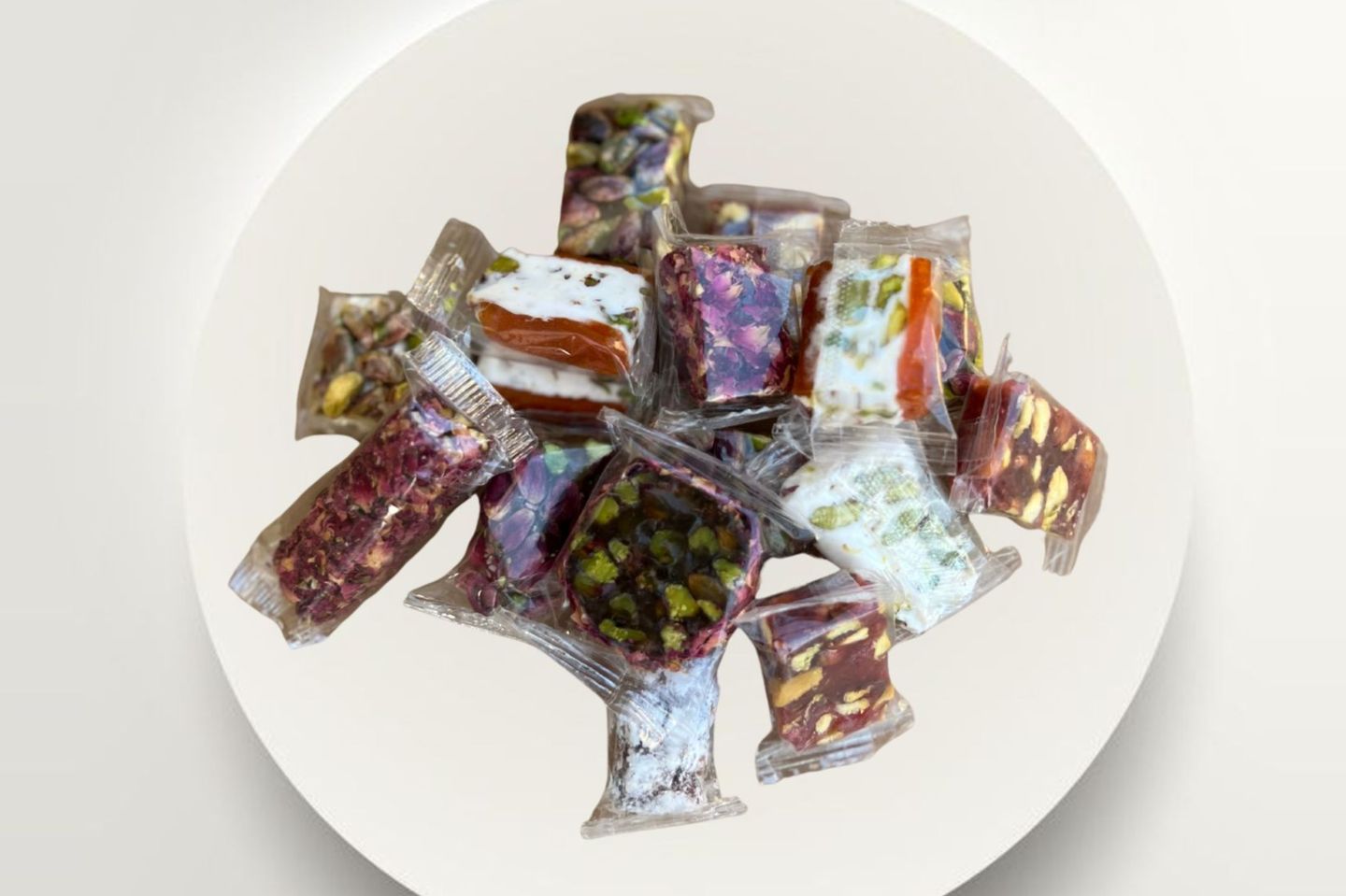 Nougat Halkom With Pistachios Mixed 12 - 250g