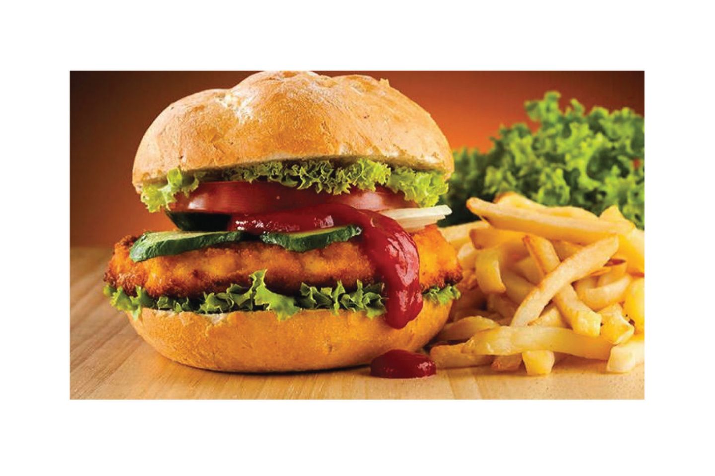 Charcoal Grilled Beef Burger - Sandwich