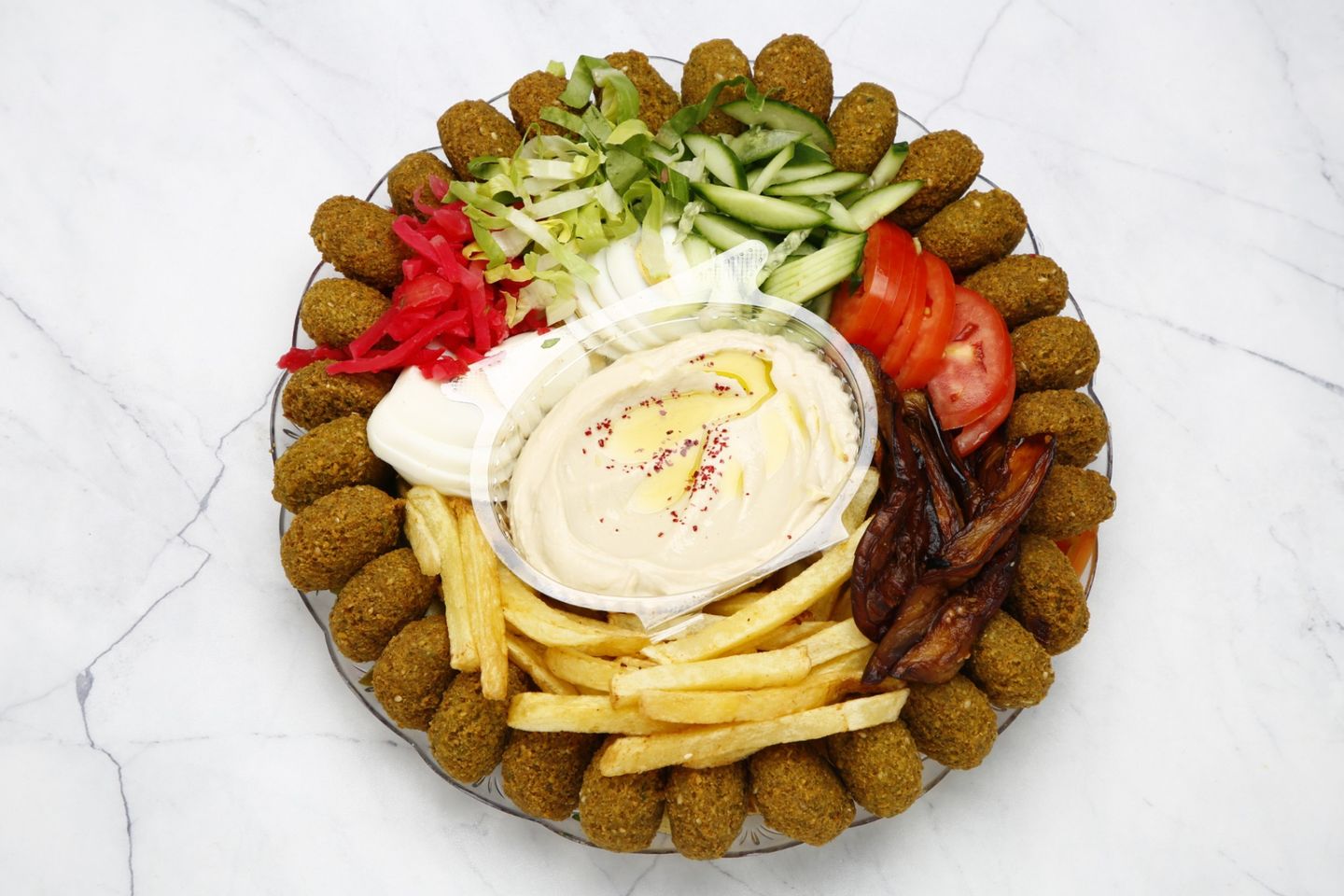 صحن فلافل - صغير