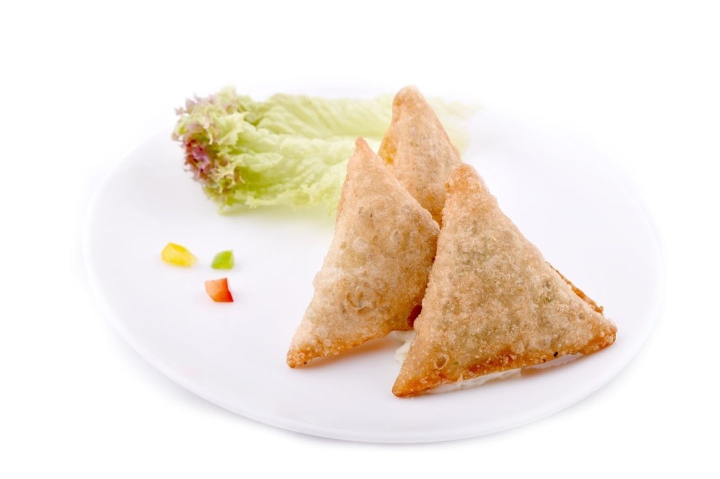 Sambosa 12 Pcs - Shrimp Sambousek And Vegetables