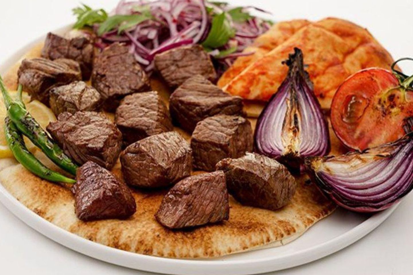 Beef Awsal - Plate 3 Skewers