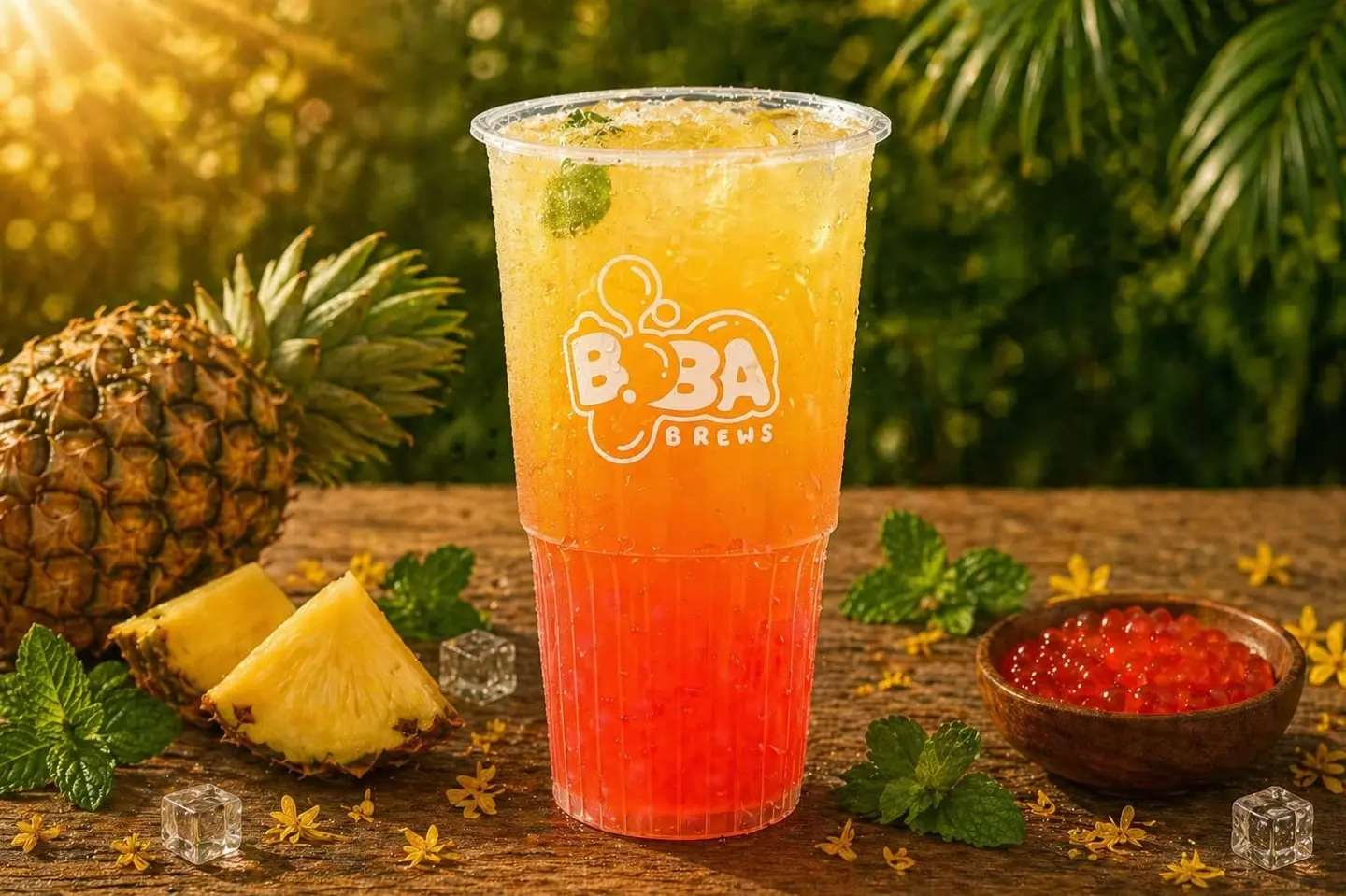 Pineapple Fruit Tea - Medium   500 Ml