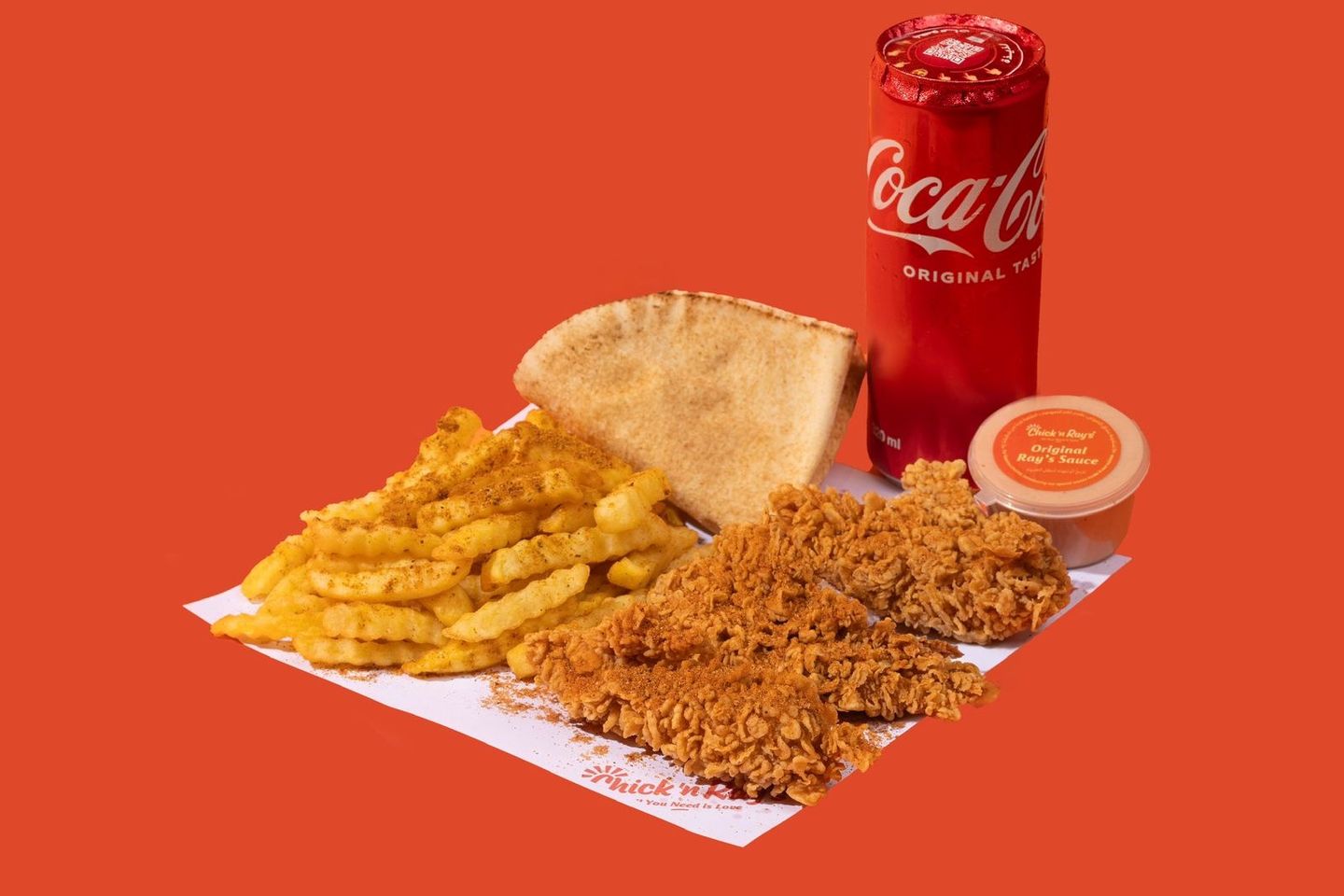 3 Box Nashville Spice Fingers - Chicken Fingers + Fries