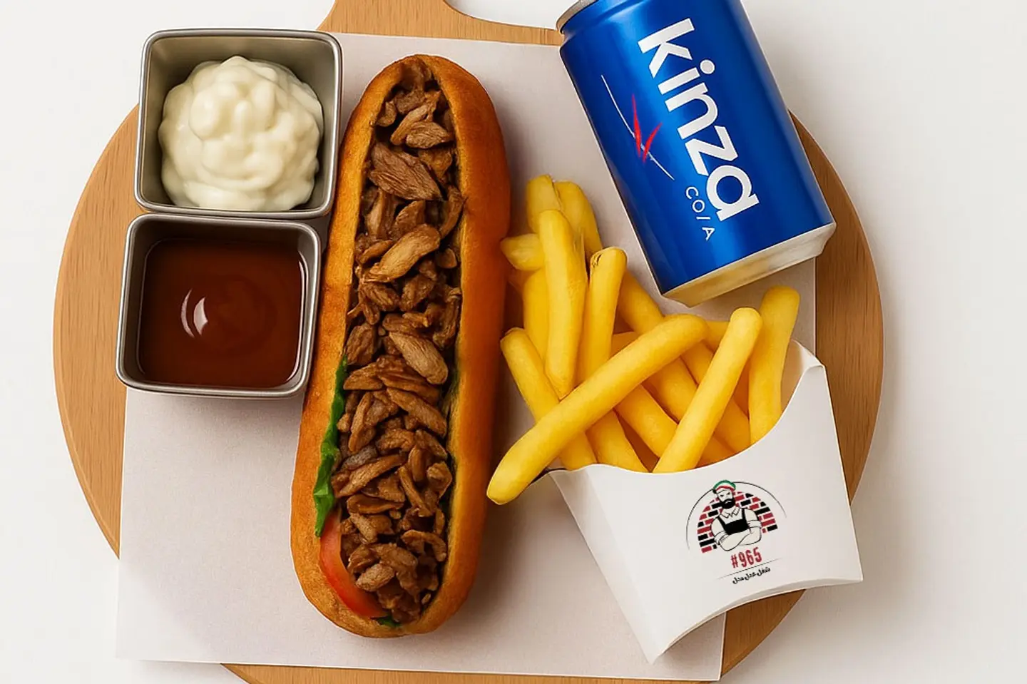 Weld Al Deera Lahm   Gumbo - Sandwich