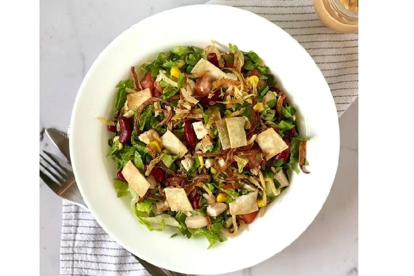 سلطة الباربكيو - وسط