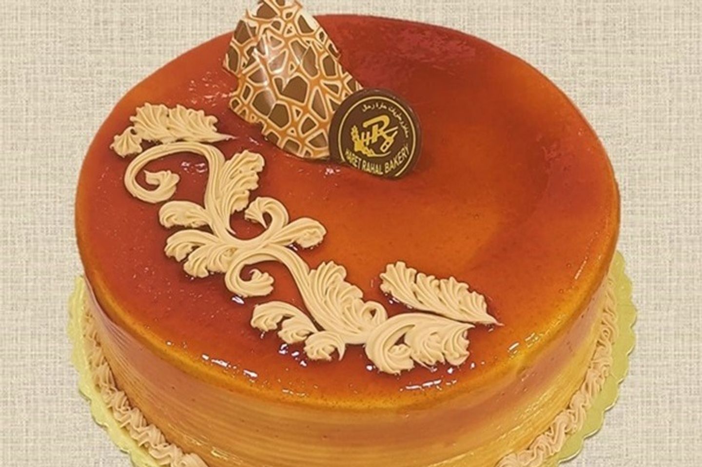 Caramel Cake - Medium Size Is Enough For Eight