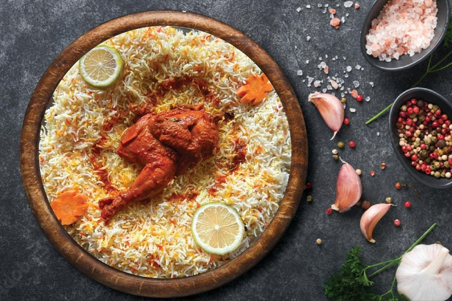 برياني دجاج محمر - ربع