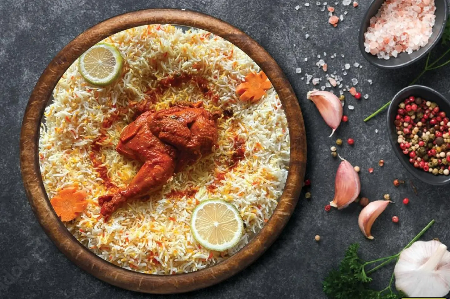 برياني دجاج محمر - ربع