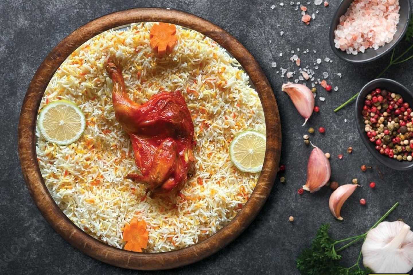 Mandi Chicken Biryani - Quarter