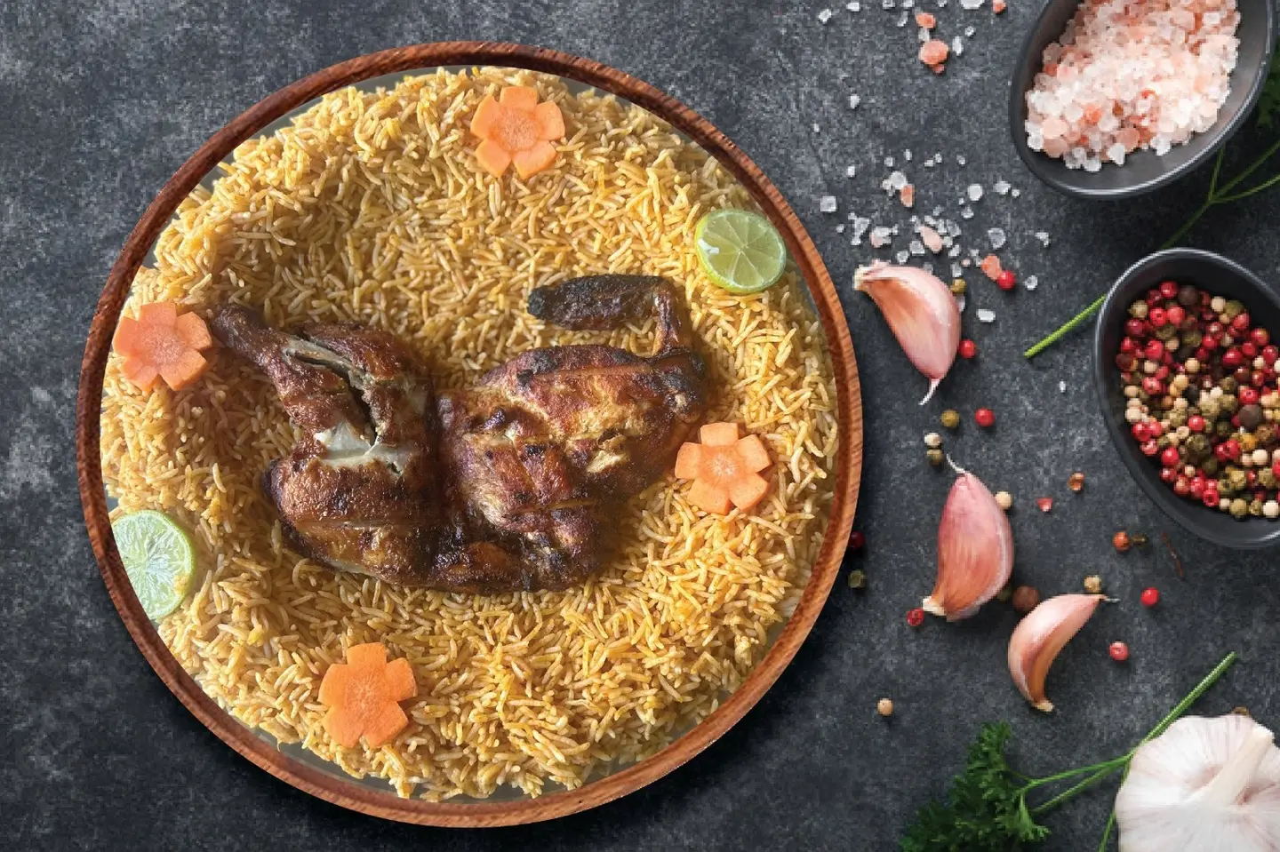 بخاري دجاج على الفحم - ربع