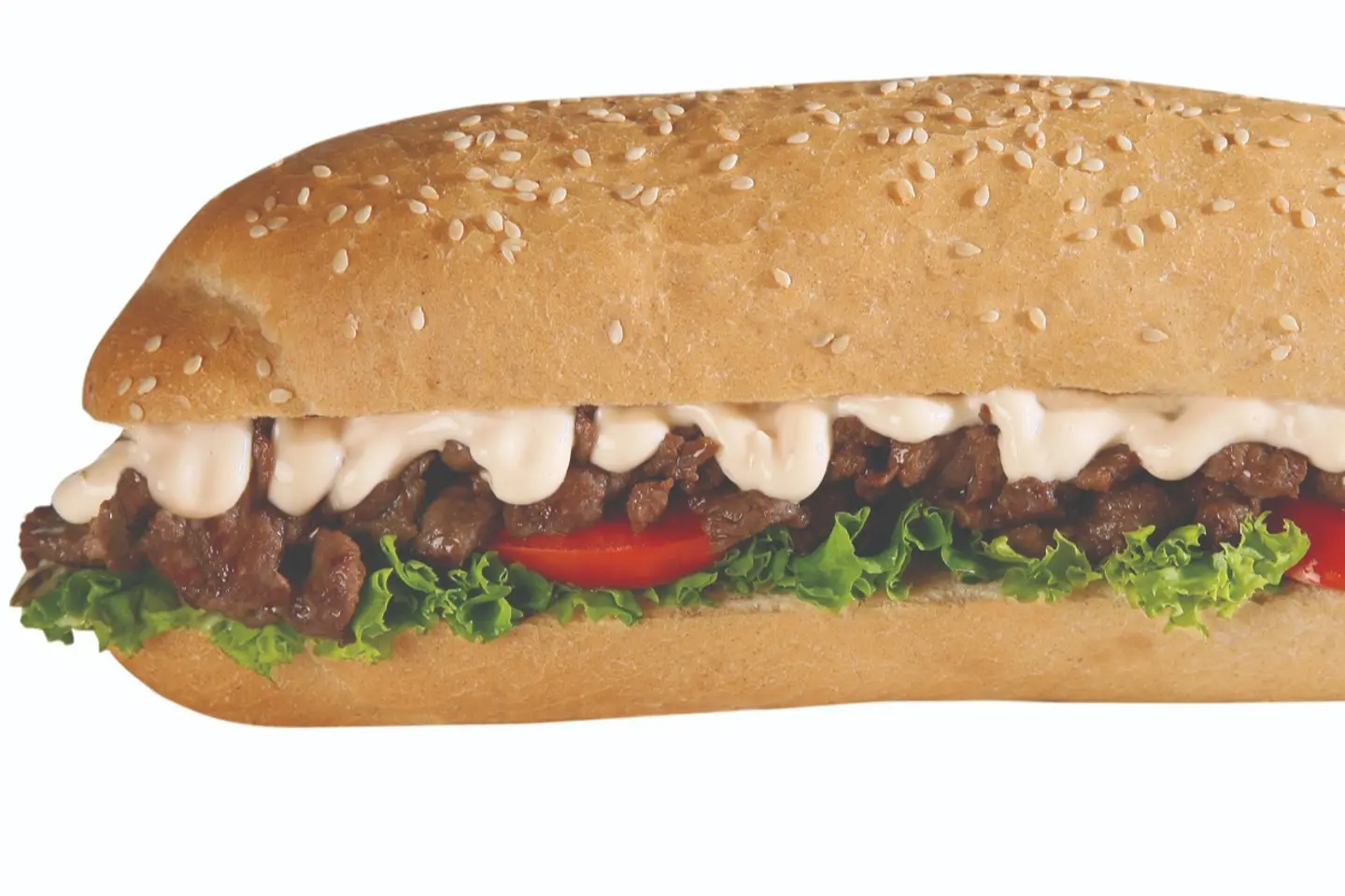 ستيك لحم - شطيرة