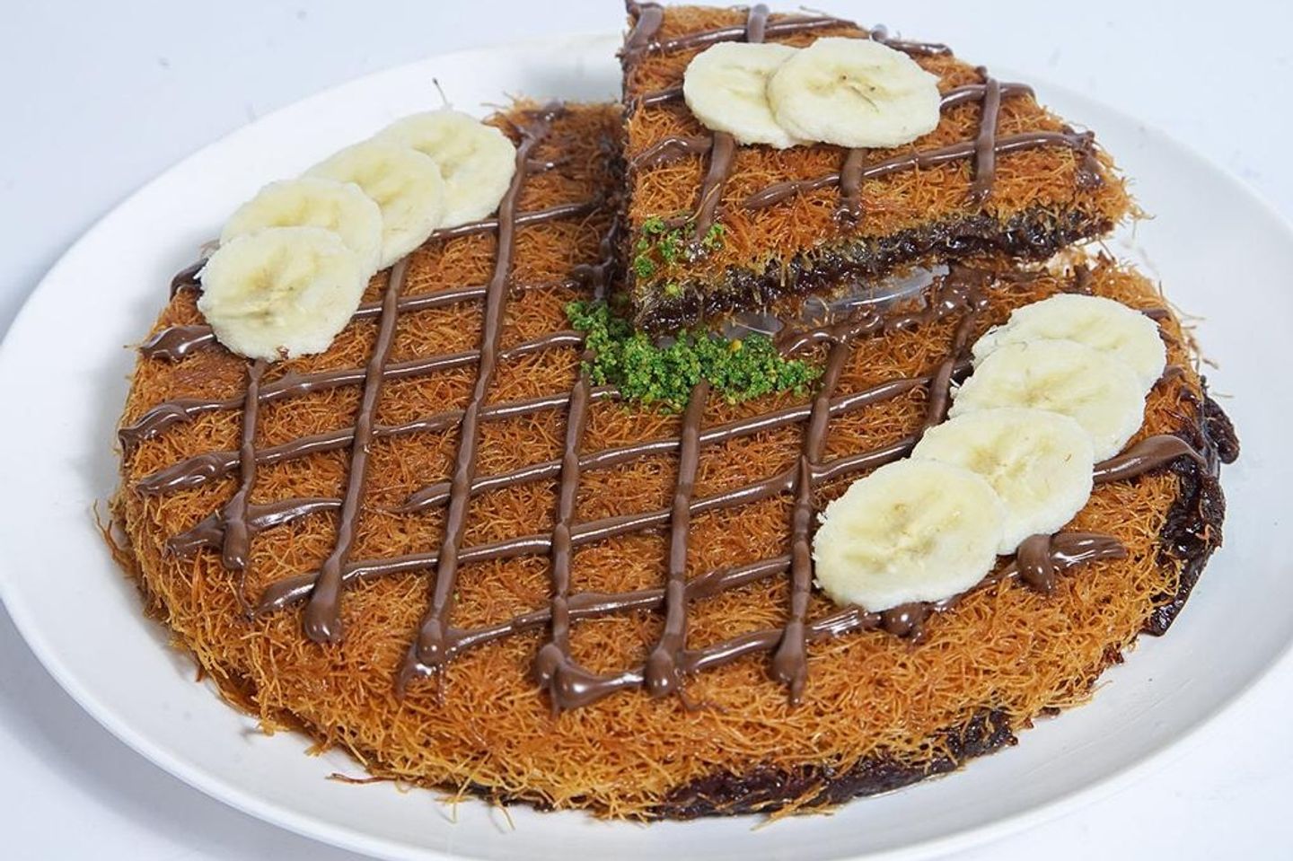 كنافة نوتيلا وموز - صغير