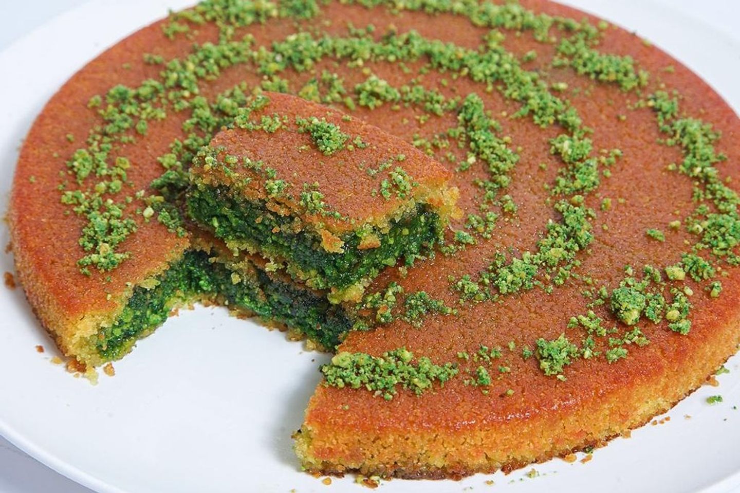 كنافة ناعمة بالفستق - صغير