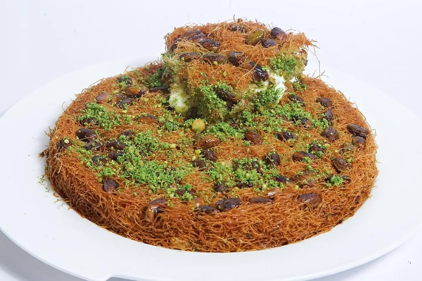 Turkish  Kunafah With Cream And Pistachio  - Small