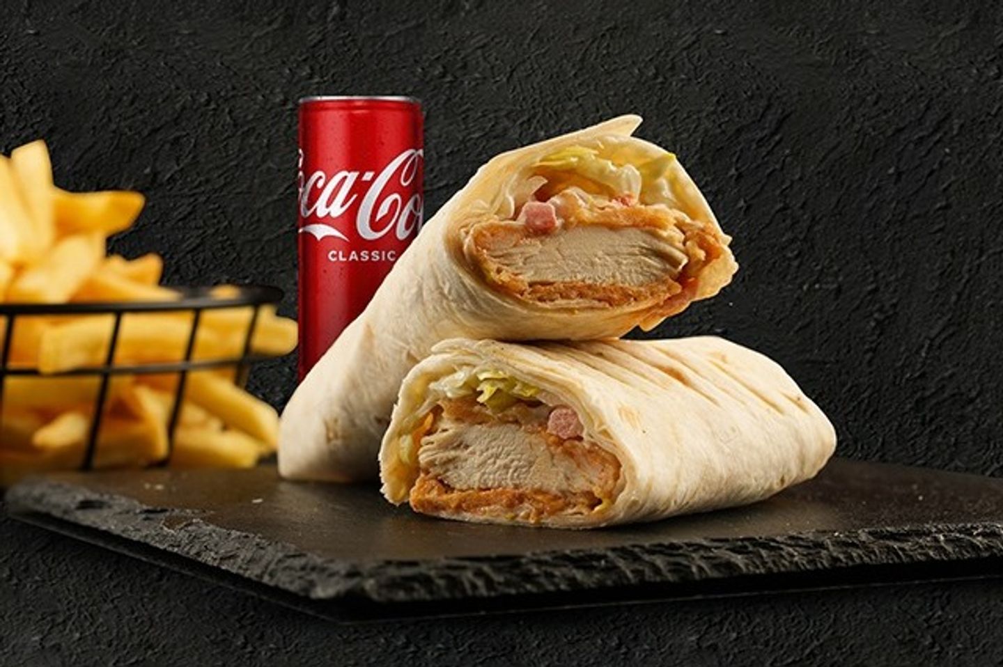 Wrap Chicken Regular - Without Meal