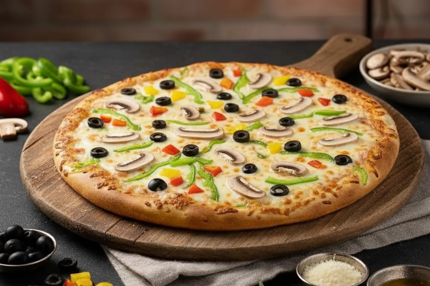 Mushroom Pizza - Small