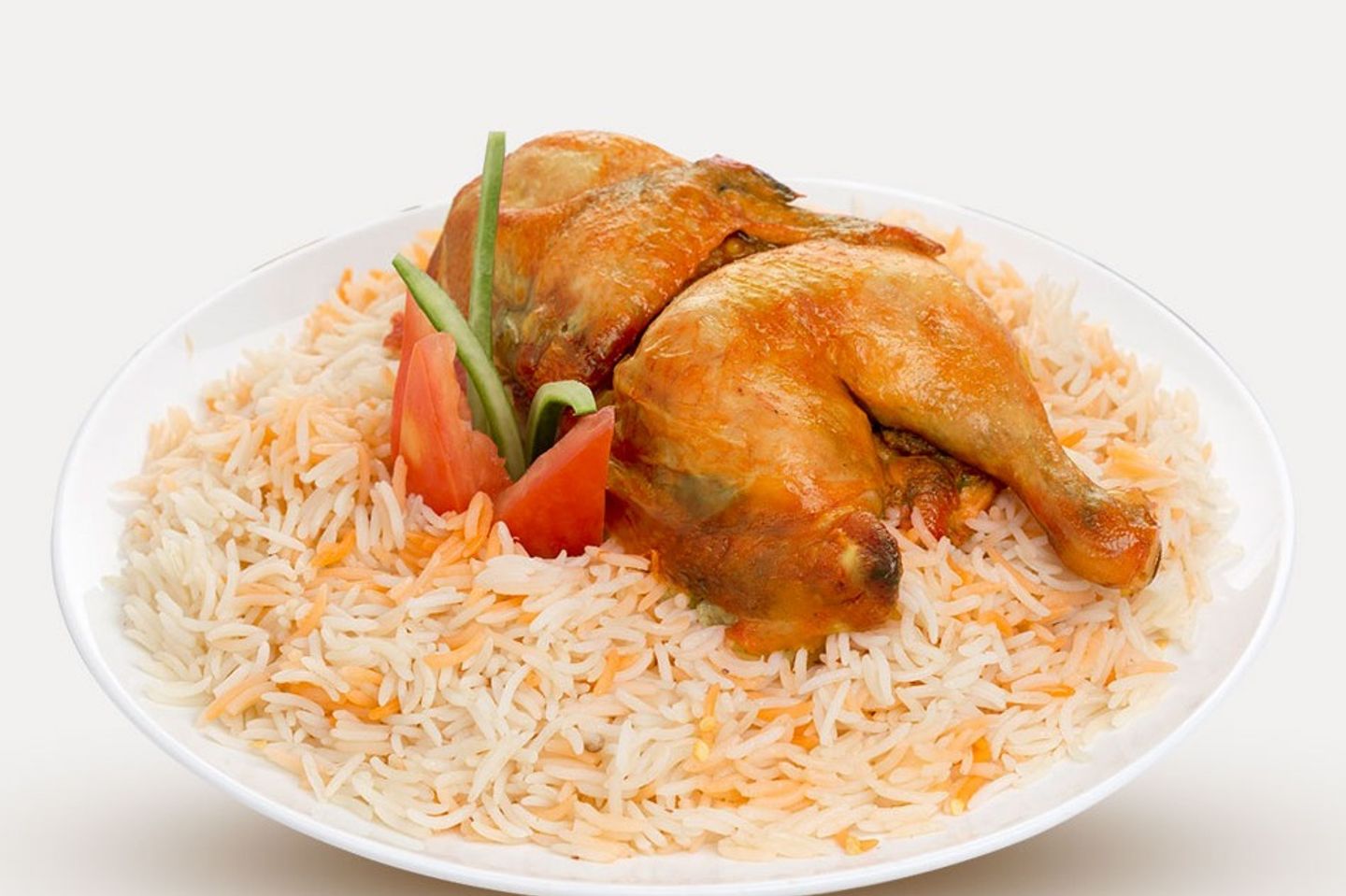 Half Chicken Mandi - Mandi Rice
