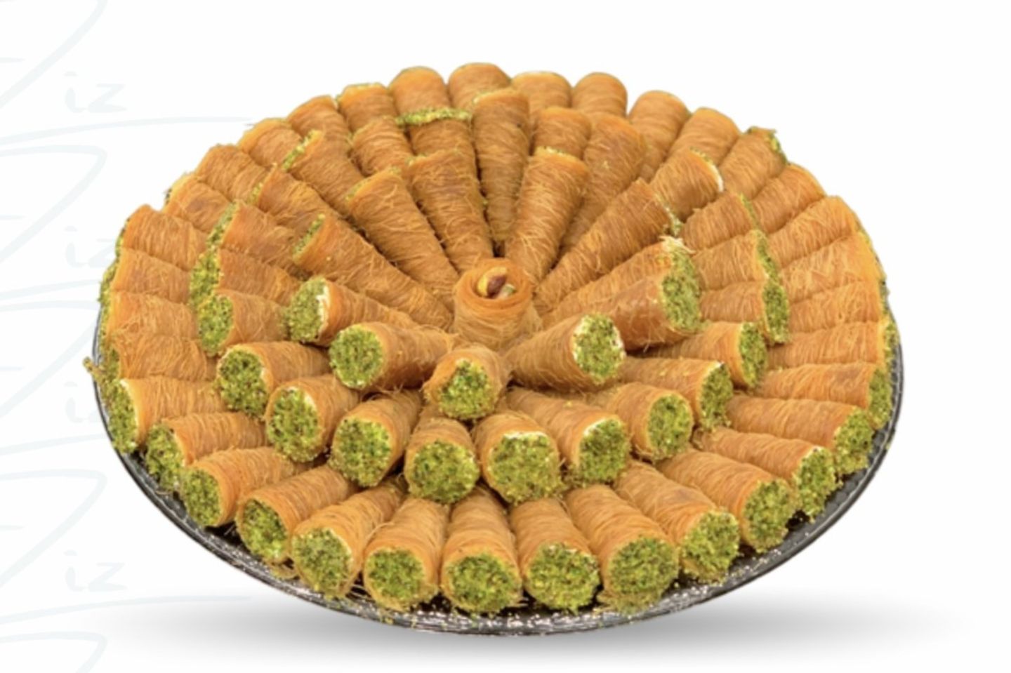Kunafah Cones With Cream And Pistachio - 250 Grams