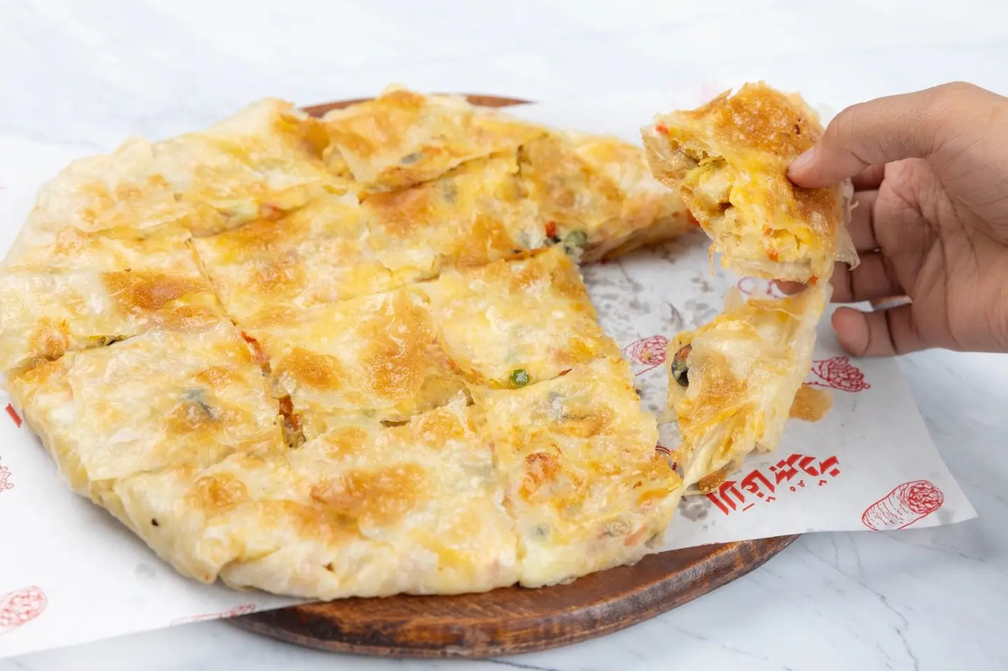 فطيرة شاورما خاصة  - فطيرة شاورما خاصة -بدون جبن