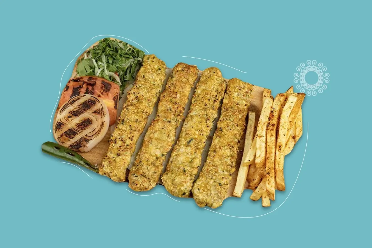 Sesame Kebab Chicken - Kilo Sesame Kebab Chicken