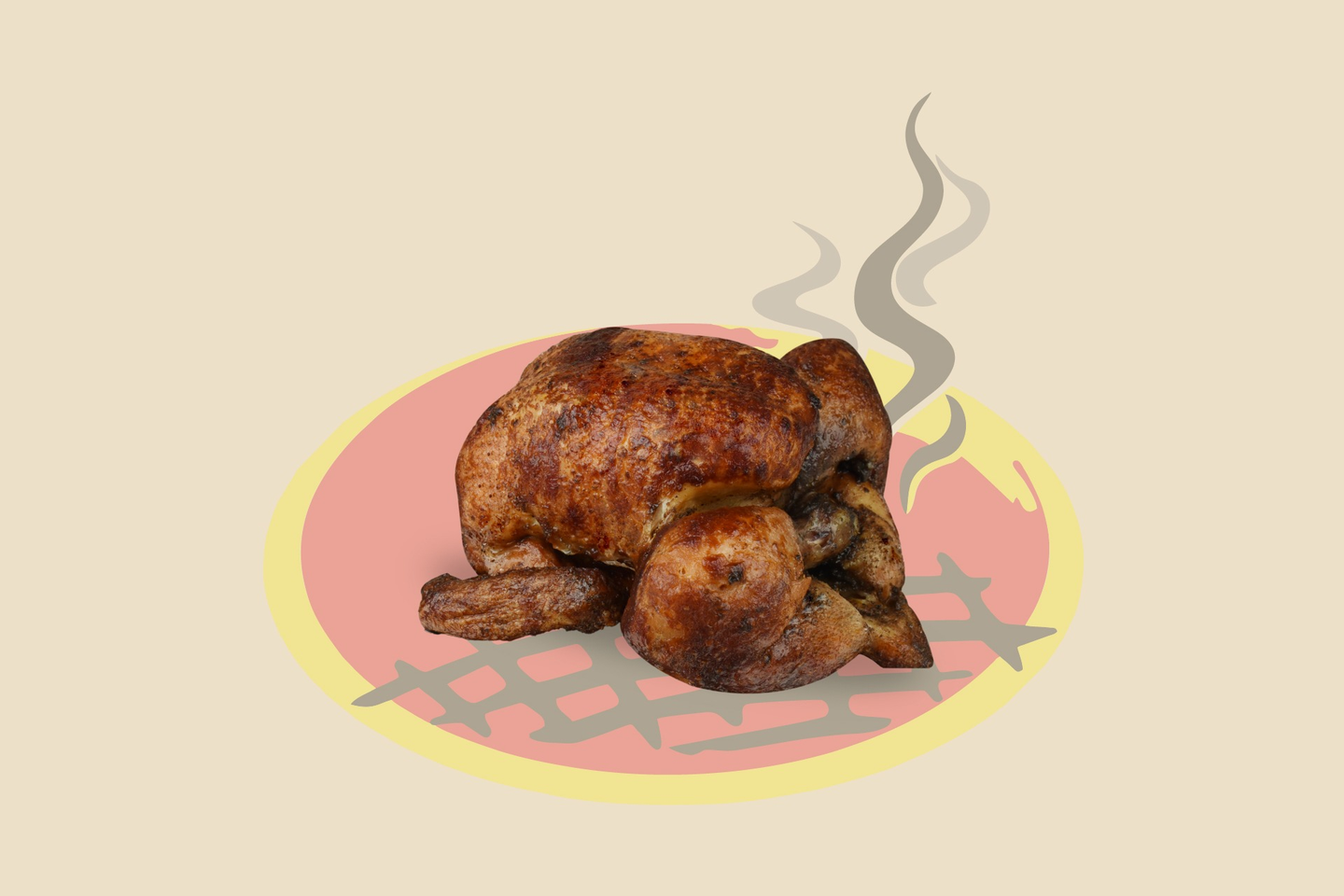 شواية سادة - نصف