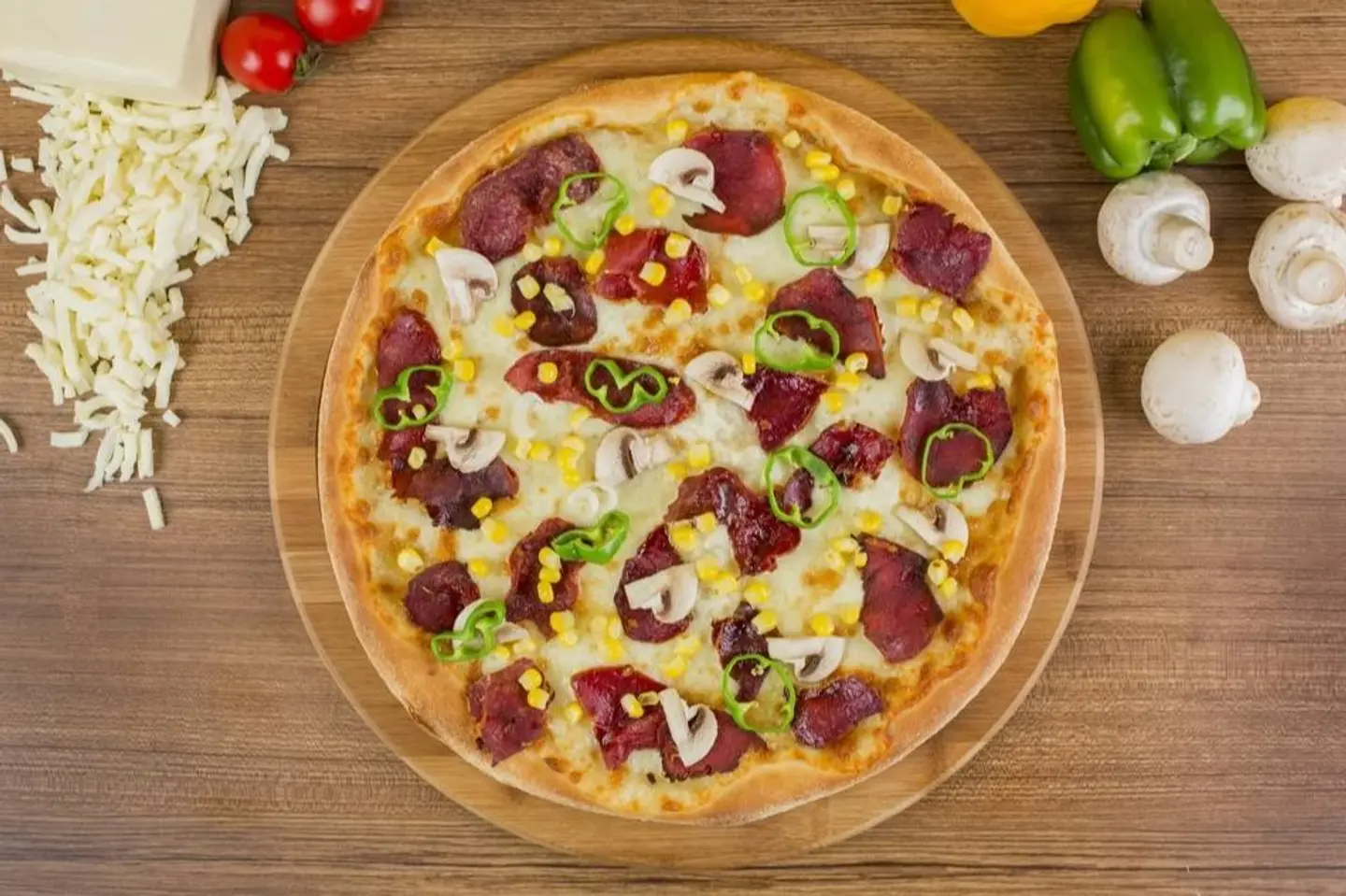 بيتزا بسطرمة - بيتزا بسطرمة صغير