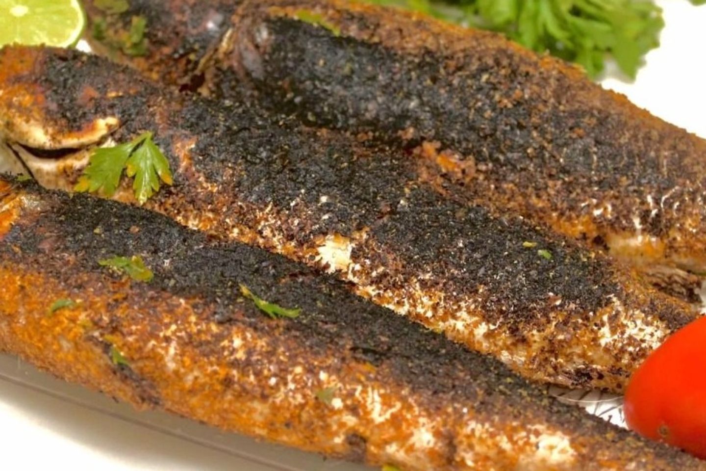 Mullet Meal - Grilled With Oil And Lemon