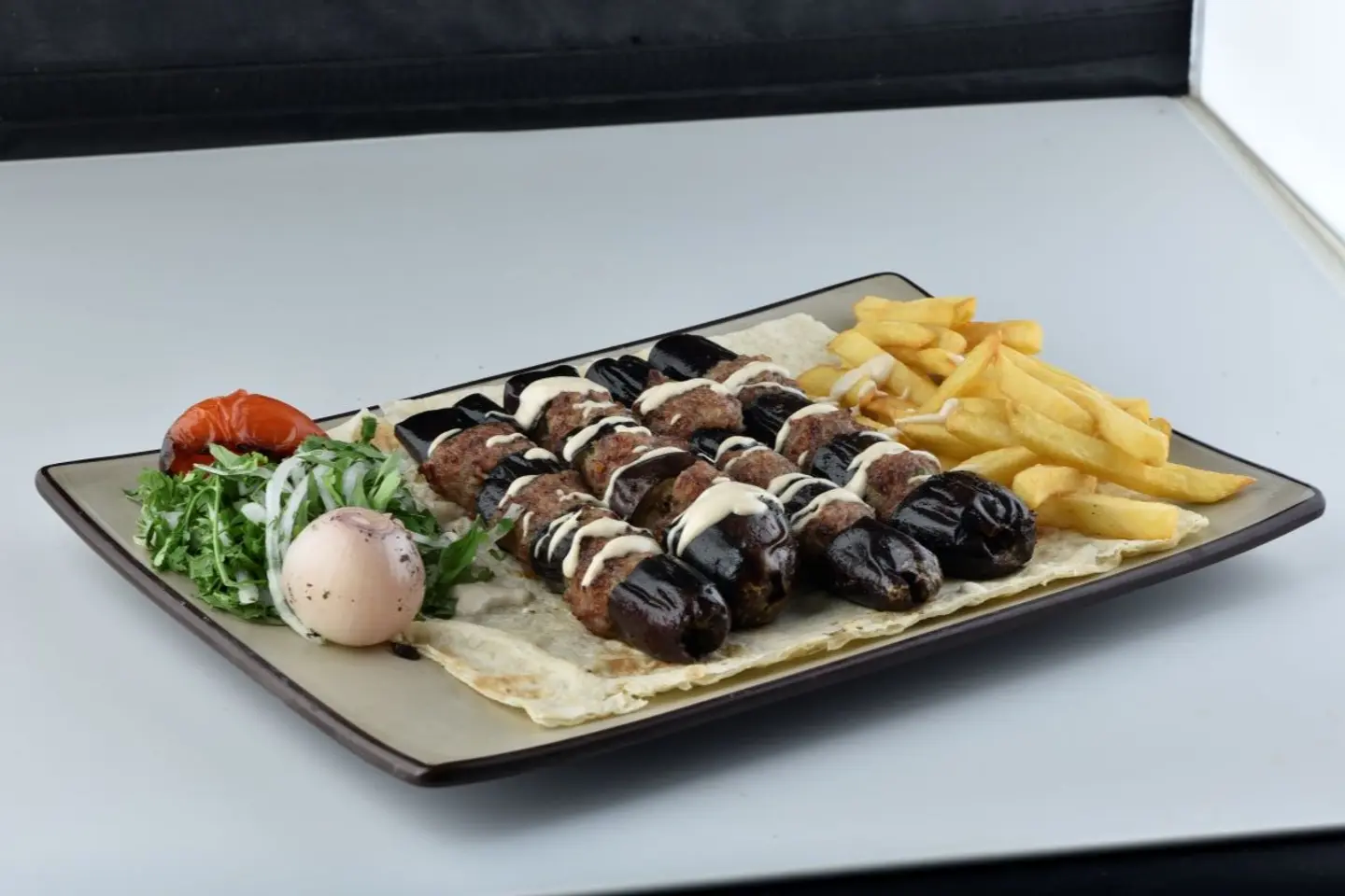 Eggplant Kebab - For One Person