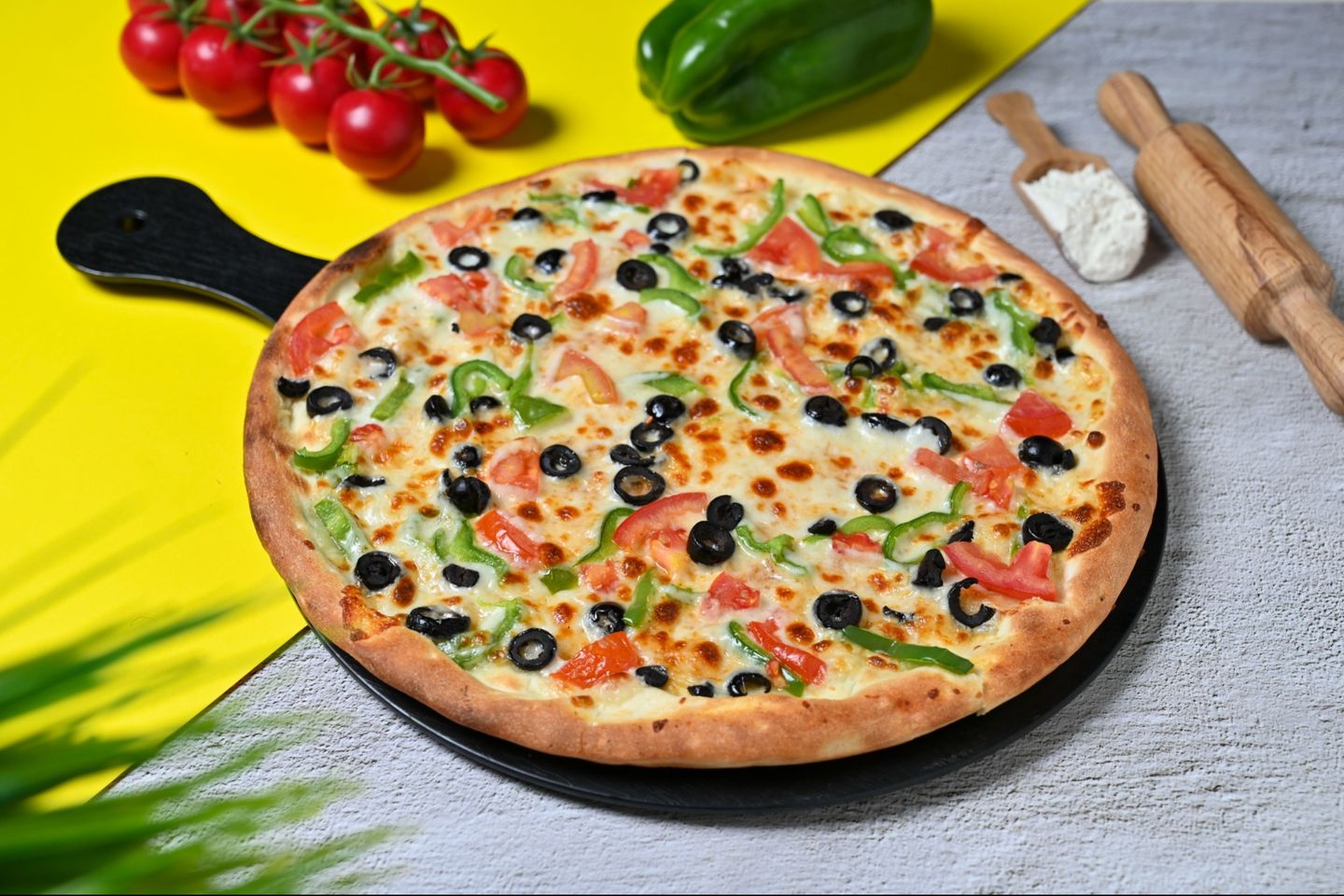بيتزا خضار - صغير