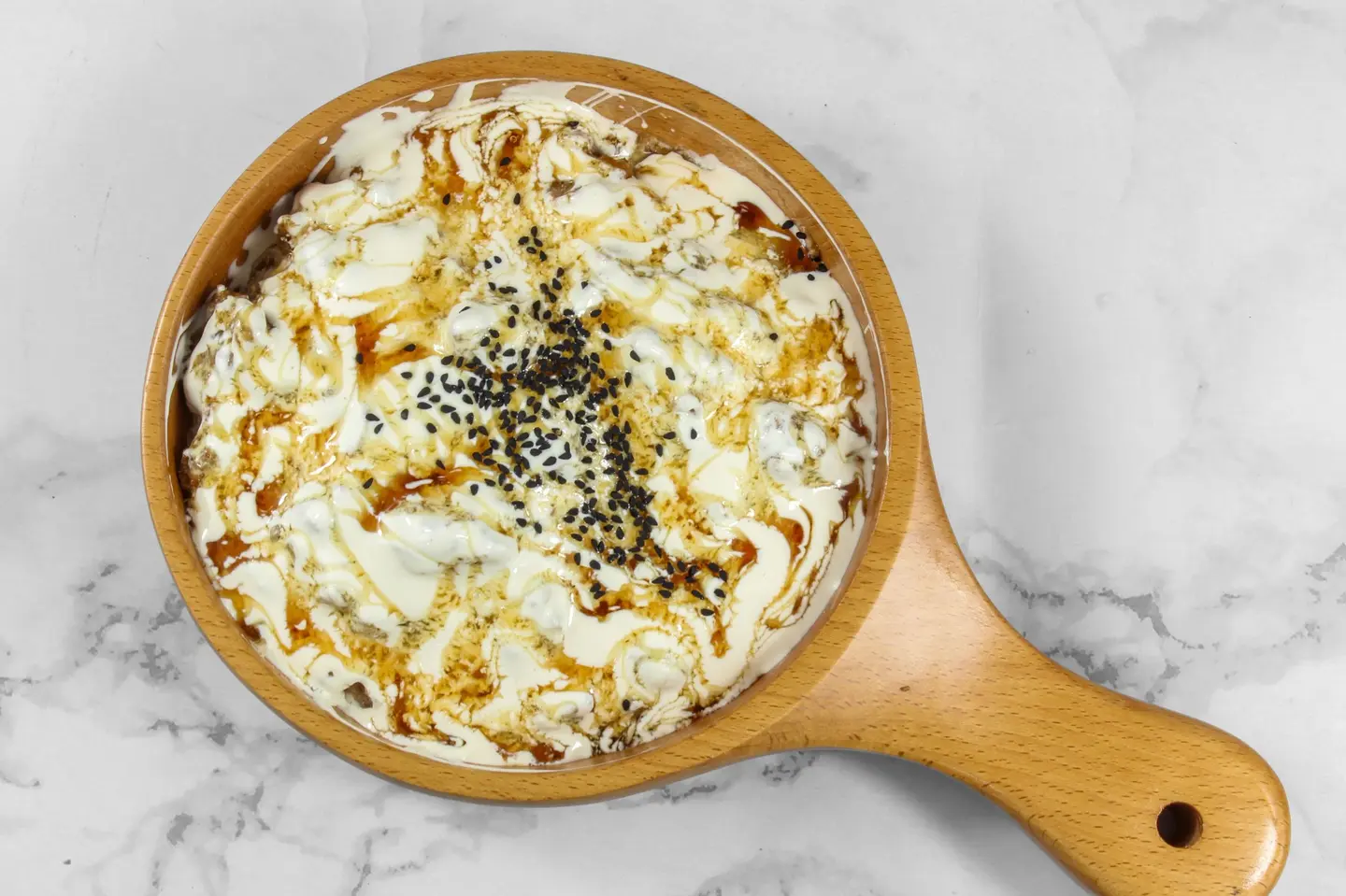 معصوب دبل قشطة - صحن