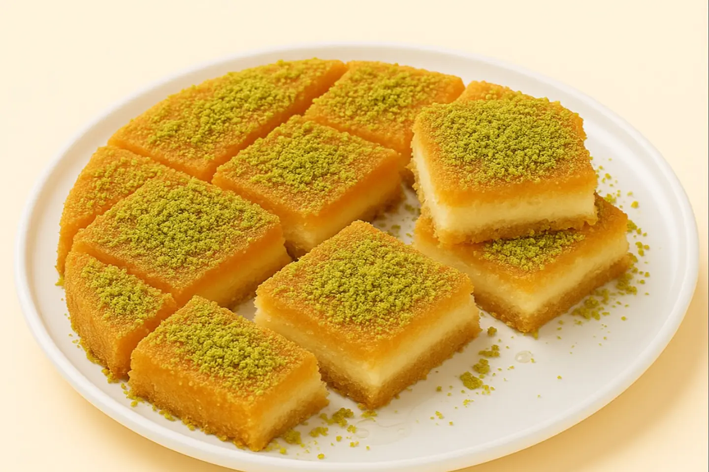 كنافة بين نارين قشطة - صغير