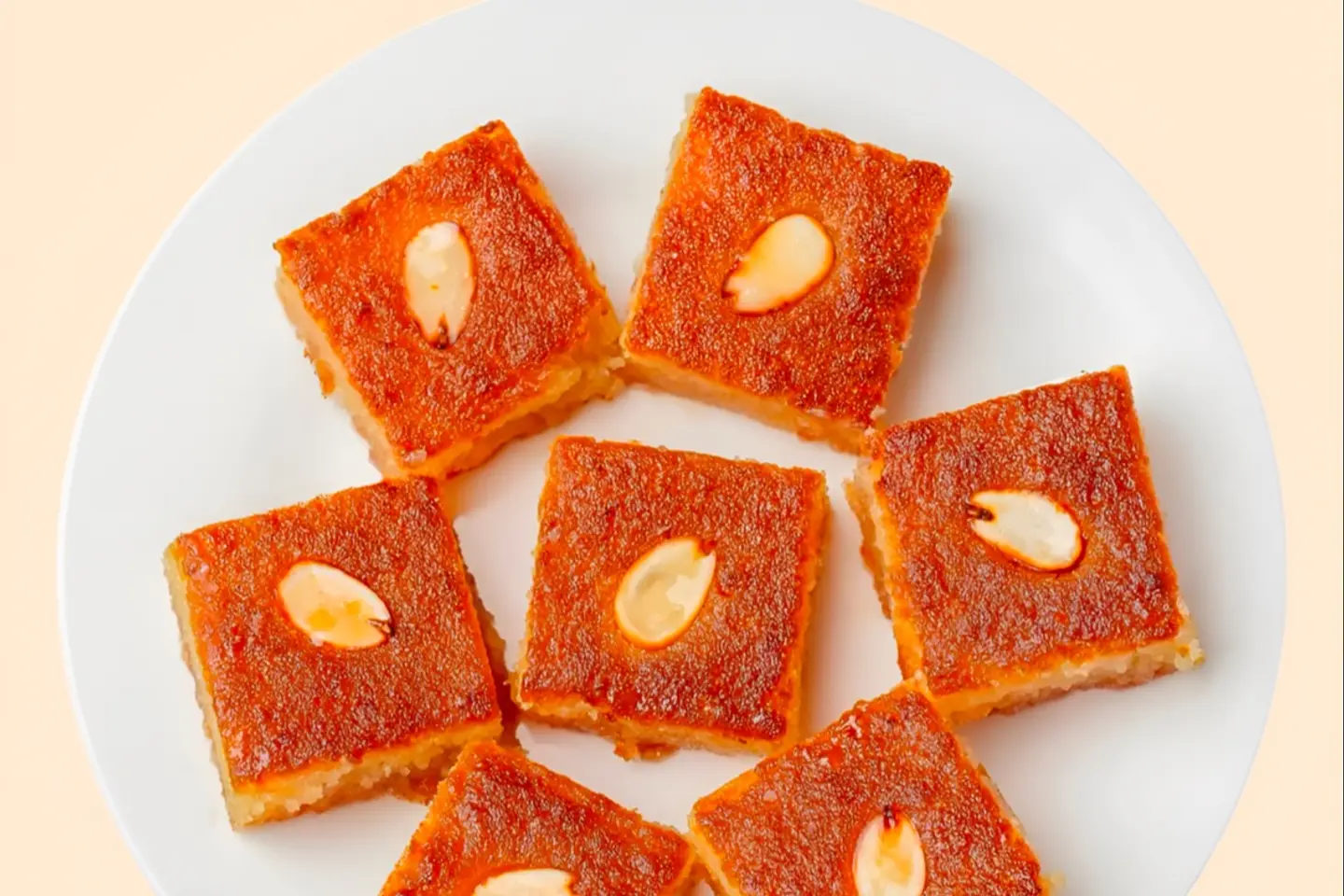 بسبوسة اللوز  - صغير